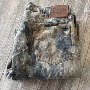 Vintage Wrangler Pro Gear Camo Realtree Jeans 36x34